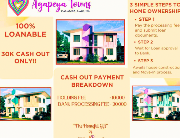 Affordable House for Sale Calamba Laguna! NO DOWNPAYMENT PROMO!