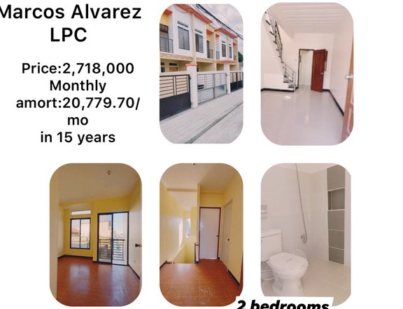2STOREY UNIT FOR ONLY PHP 2718000/Nearly ready unit in Marcos Alvarz