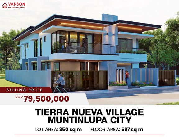 6BR HOUSE AND LOT IN TIERRA NUEVA VILLAGE ALABANG