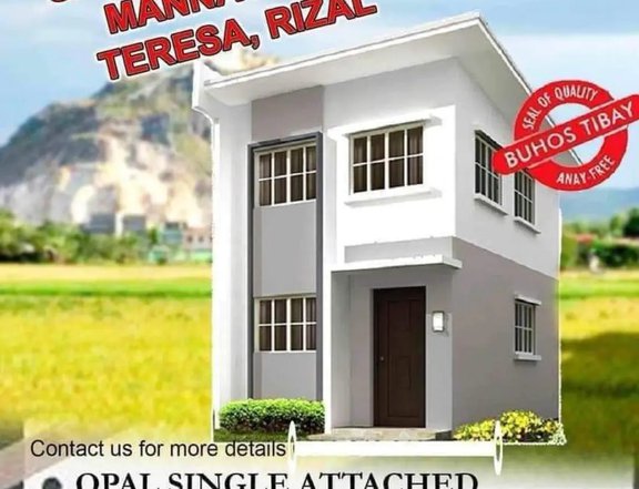 Brand New Single attached House and lot Opal Model By Futura Filinvest Mana east Rizal Flood free