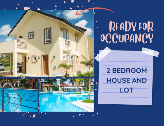 2 bedroom RFO House & Lot with golf course view For Sale near Tagaytay