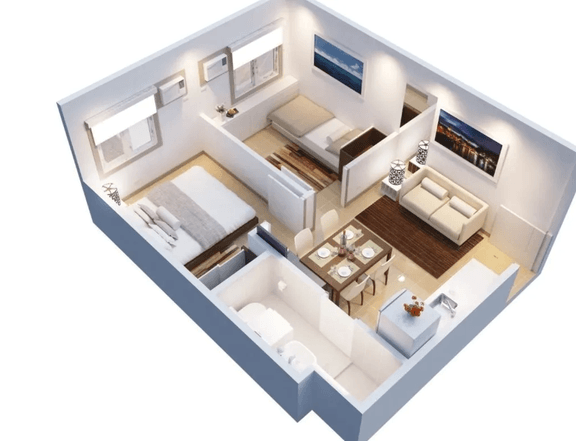 33.52sqm Cost Effective Modern 2 Bedroom Condo For Sale in Verde Spatial at Quezon City