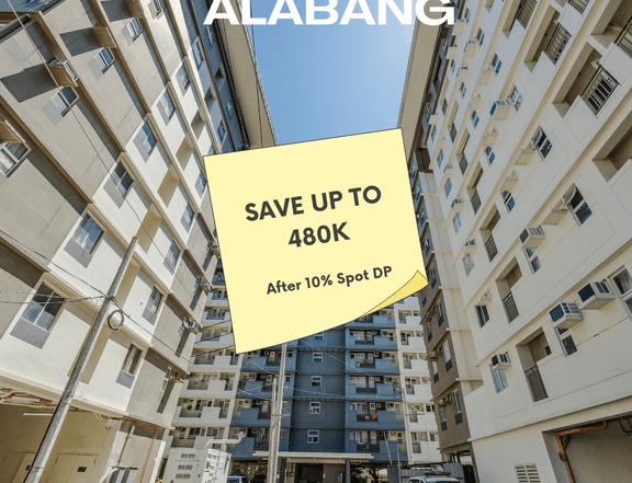 RFO 2-Bedroom Condo with Balcony For Sale in Alabang Muntinlupa