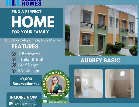 Furnished 2-bedroom Townhouse For Sale thru Pag-IBIG in Imus Cavite