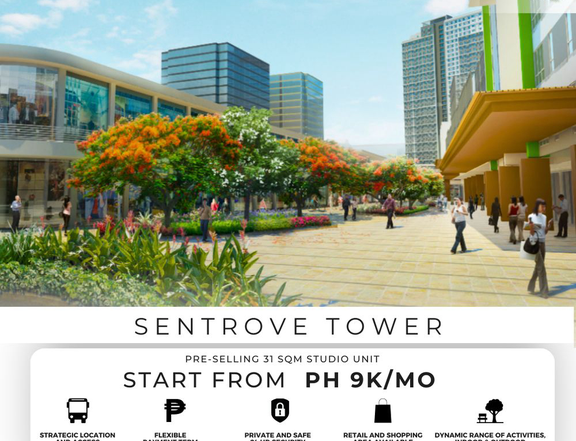 Studio Unit For Sale in Sentrove Tower Clover Leaf Balintawak, QC