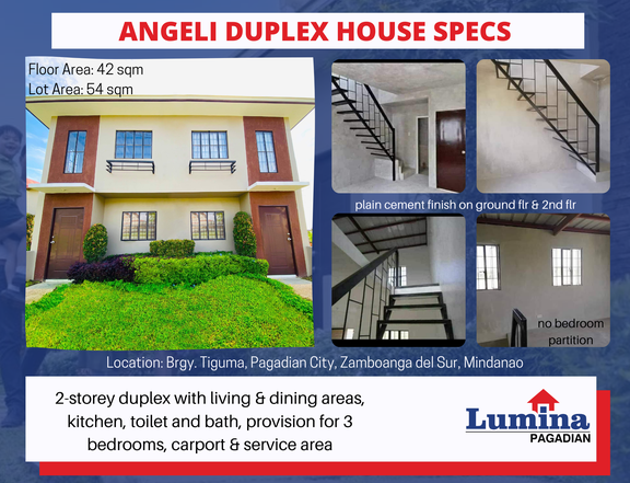 Angeli Duplex 3 Bedroom Provision for Sale in Pagadian