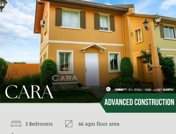 3-Bedroom Advanced Construction CARA Unit in Camella Bacolod South