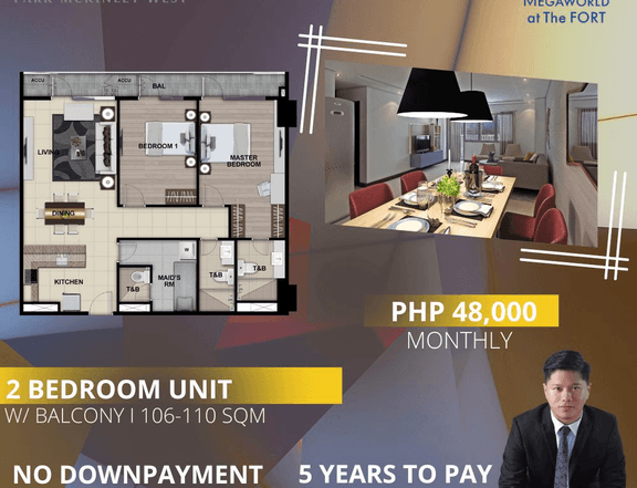 PREMIUM TWO BEDROOM CONDOMINIUM IN BONIFACIO GLOBAL CITY