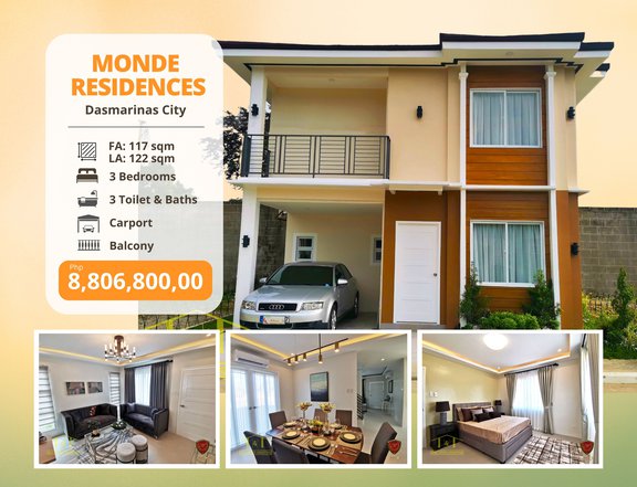 2 STOREY 3 BR SINGLE DETACHED HOUSE AND LOT SALE IN DASMARINAS CAVITE