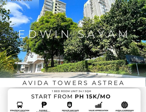 Pre Selling 1 BR at Avida Towers Astrea Fairview
