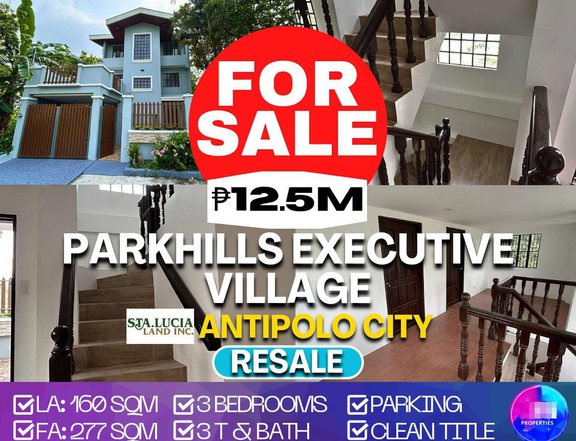 Parkhills Executive Village 3 bedrooms fully renovated for Sale in Antipolo City