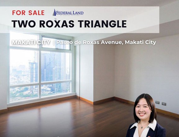 FOR SALE: Two Roxas Triangle 3BR Unit Condo, Makati (Direct Buyers Only) - Ayala Premier, Park