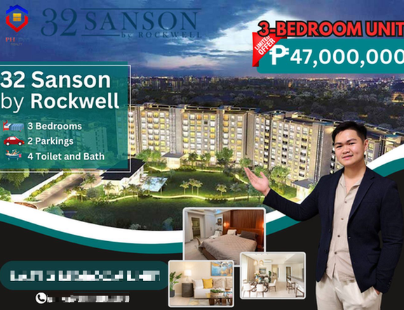 3-Bedroom Condo at 32 Sanson by Rockwell