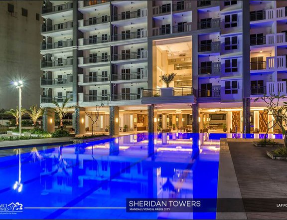 1 UNIT LEFT RFO 1BEDROOM FOR SALE IN SHERIDAN TOWERS PASIG CITY