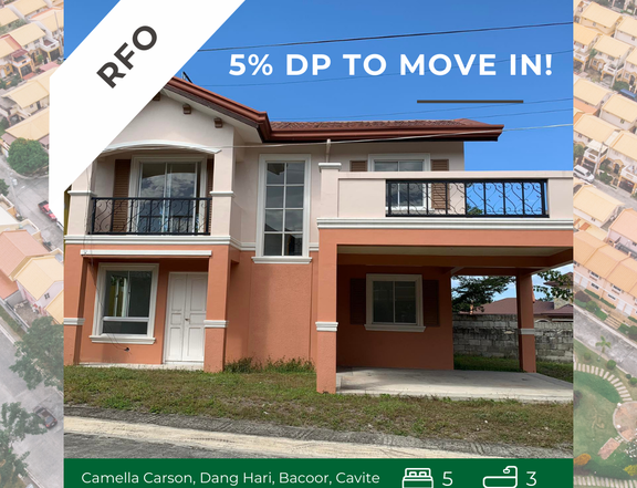 5BR RFO HOUSE AND LOT FOR SALE NEAR MCX (CAMELLA CARSON)