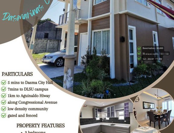 3 bedrooms Single Detached House and Lot in Dasmarinas City