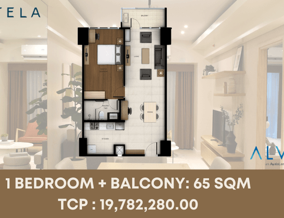 1 Bedroom With Balcony 65 sqm