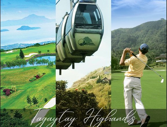 Tagaytay Highlands prime properties Lot only Condo and Villas 5yrs 0%