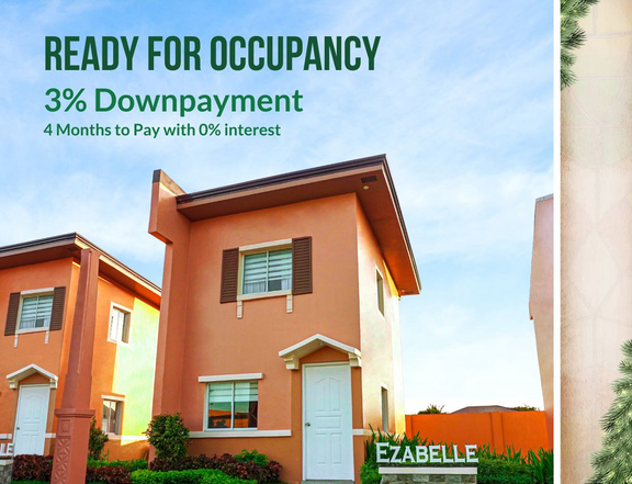 2-BR Ezabelle Ready for Occupancy House and Lot in Bacolod (Camella)