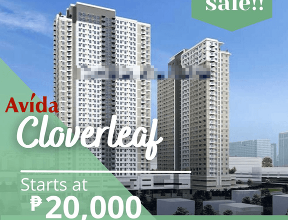 For Sale QC 1BR Balcony Condo, Avida Cloverleaf Tower 2, Quezon City