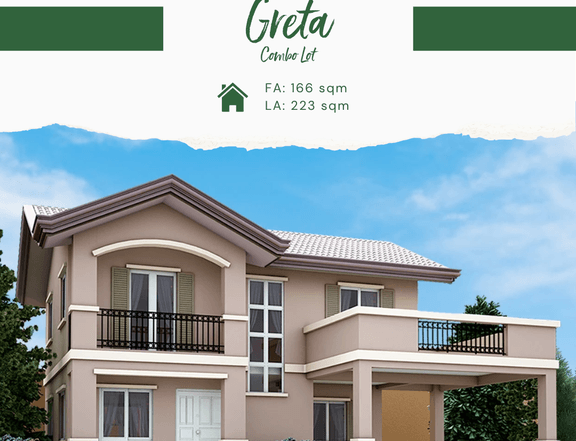 5BR HOUSE AND LOT FOR SALE IN CAMELLA LEGAZPI - GRETA COMBO UNIT 1