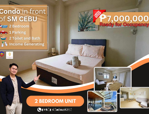 44.00 sqm 2-bedroom Condo For Sale in Cebu City Cebu