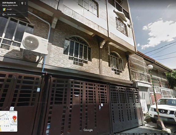 4 Storey Townhouse For Sale in Malate Manila