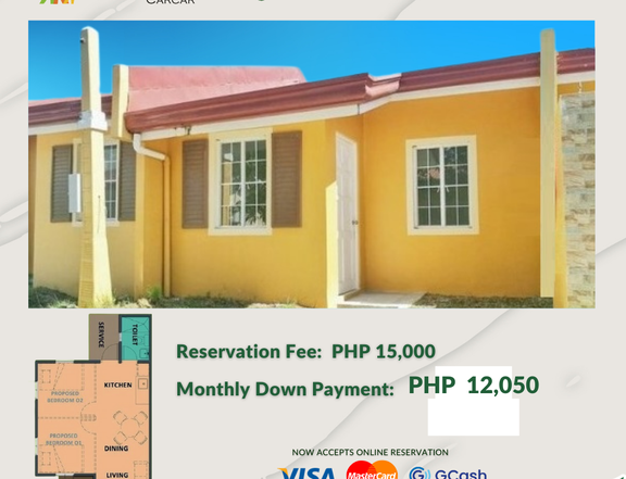 2-bedroom Rowhouse For Sale in Carcar Cebu