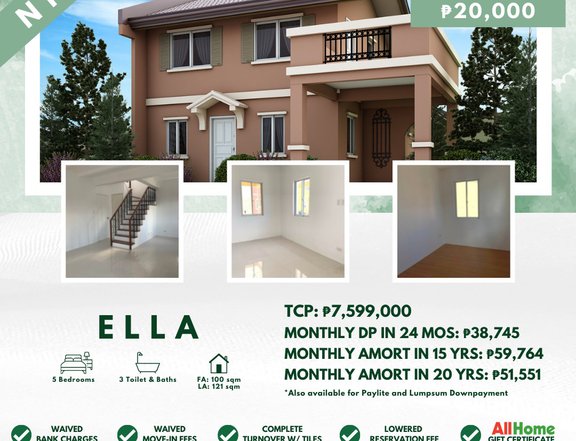 CAMELLA ELLA HOUSE IN MARAHAN I, ALFONSO CAVITE- NEAR TAGAYTAY