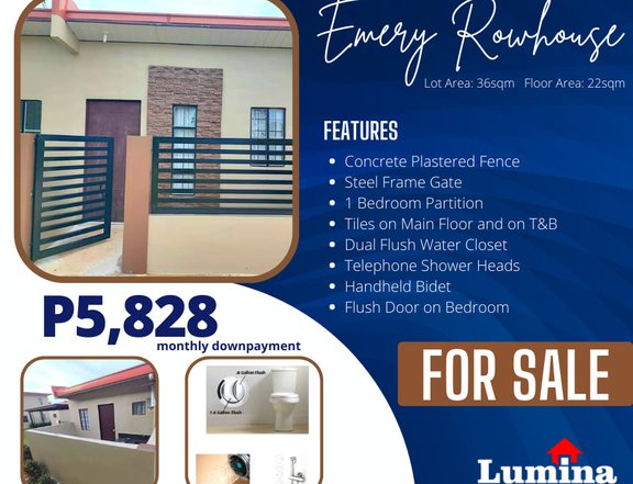 1-bedroom Rowhouse For Sale