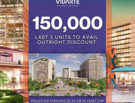 Vidarte Residences 1-bedroom Condo For Sale in Antipolo,Rizal