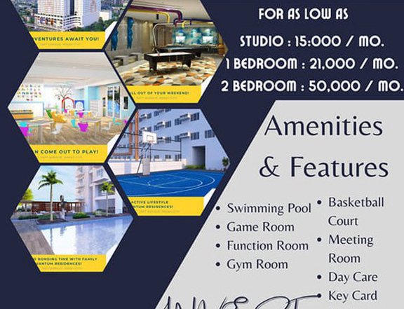 Quantum Residences in Pasay City near Arellano University and Lasalle