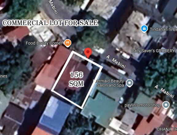 COMMERCIAL LOT FOR SALE IN NOVALICHES QUEZON CITY - 156 SQM