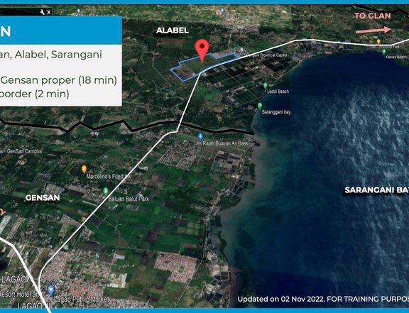 120 sqm Residential Lot For Sale in Alabel Sarangani within Hiway!