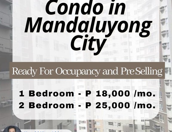 Condo in Mandaluyong Edsa 25,000 monthly 2BR 50 sqm