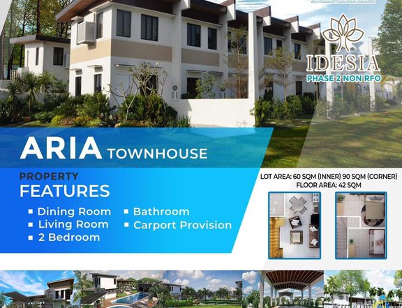 2-bedroom Townhouse For Sale in Dasmariñas Cavite pre sell
