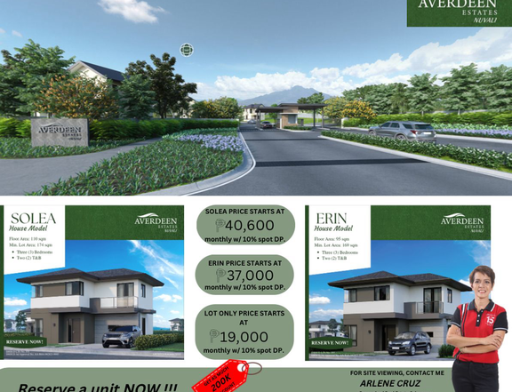 Nuvali Averdeen Estates Pre-selling Residential