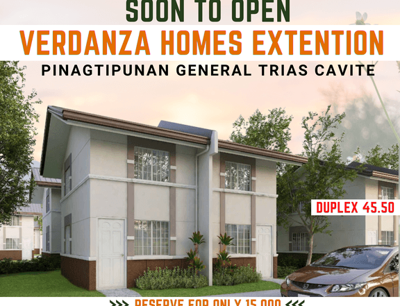 Verdanza Ext. 2-bedroom Duplex / Twin House  in Gen.Trias Cavite