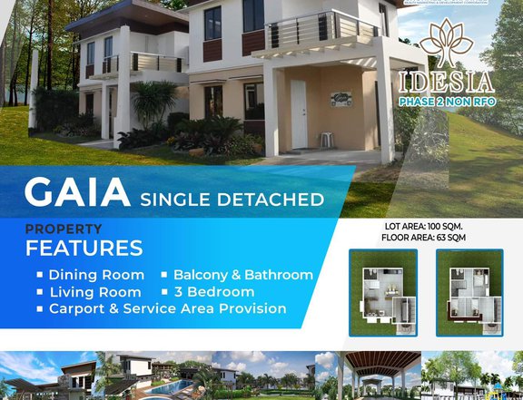 3-bedroom Single Detached House For Sale in Dasmarinas Cavite pre sell