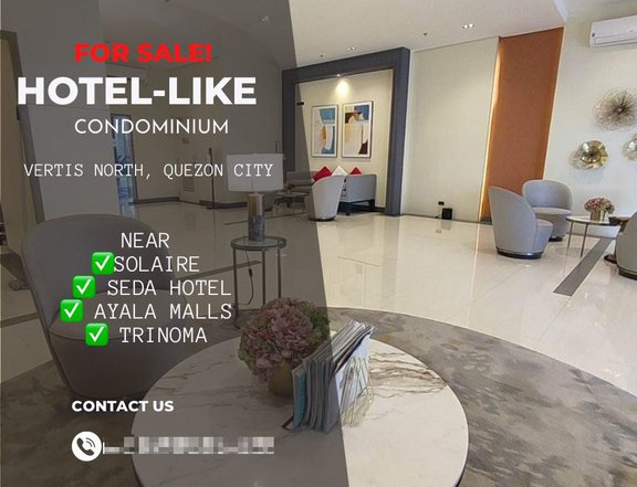 For Sale Ayala Condo in Vertis North Quezon City Sola Tower