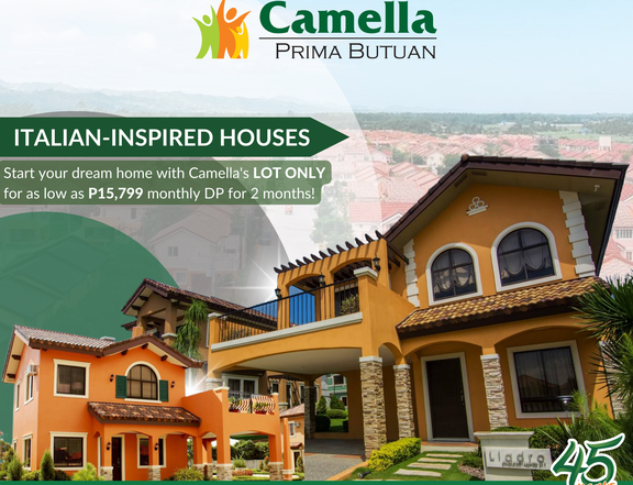 88 SQM LOT ONLY FOR SALE AT CAMELLA PRIMA BUTUAN CITY