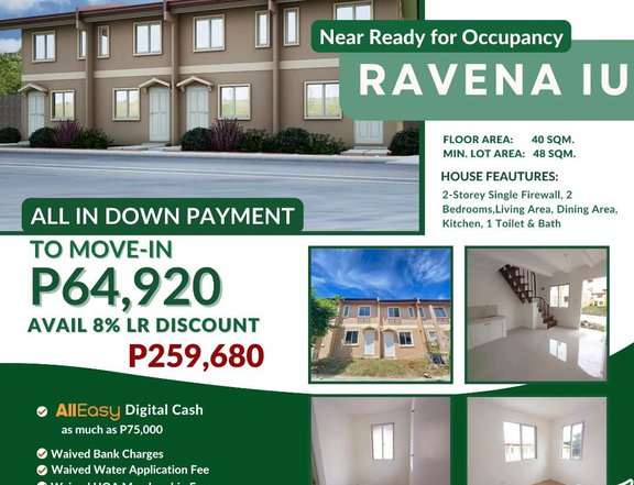 2-bedrooms Ready for Occupancy Unit in Puerto Princesa City, Palawan