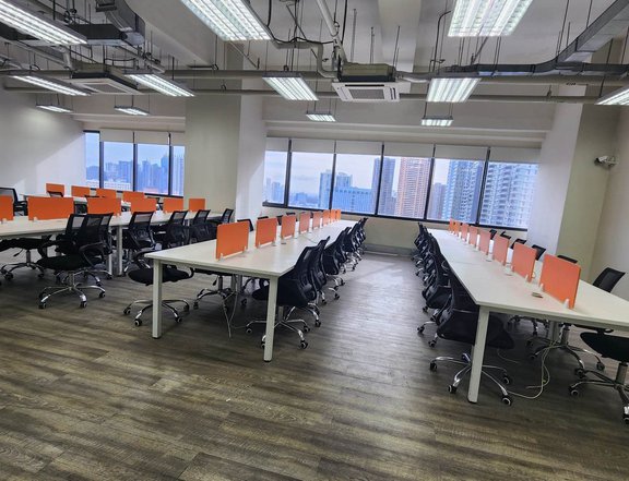 500 sqm Fully Furnished & Fitted Office Space Lease Rent Mandaluyong