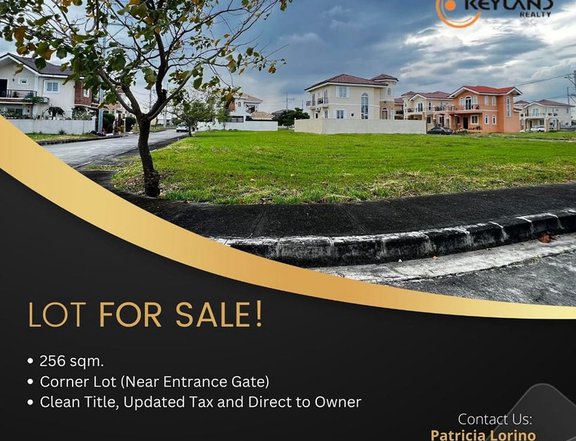 256 sqm Residential Lot For Sale in Antel Grand Village General Trias