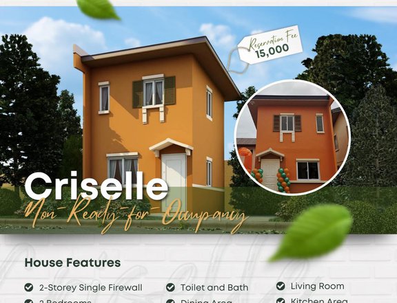 2-bedroom Single Attached House For Sale in Capas Capas | Criselle