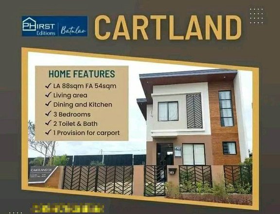 3-bedroom Single Attached House For Sale in Nasugbu Batangas