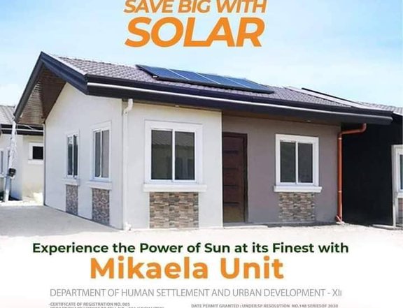 2-bedroom House and Lot with Solar Panel Reservation 10K