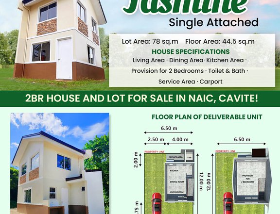 NCH by Axeia offers Spacious 2-bedroom Single Attached House in Naic Cavite