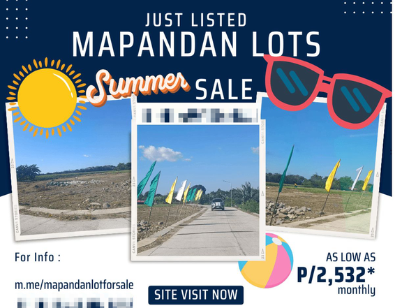 100 sqm Residential Lot For Sale in Mapandan Pangasinan
