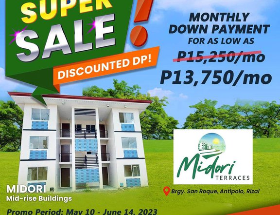 50.00 sqm 2-bedroom Condo For Sale in Antipolo Rizal